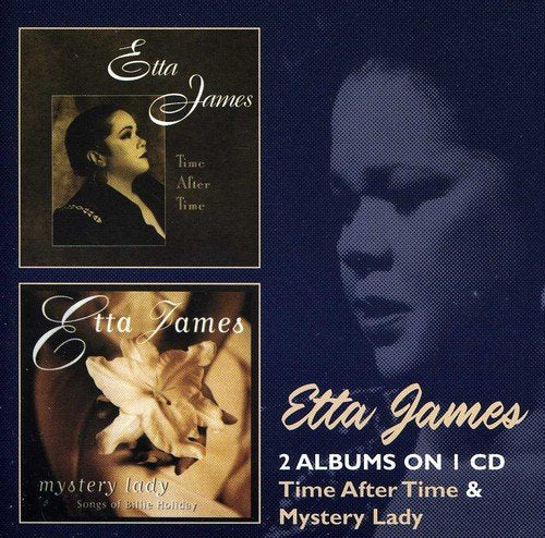Etta James CD cover featuring a portrait and song titles.