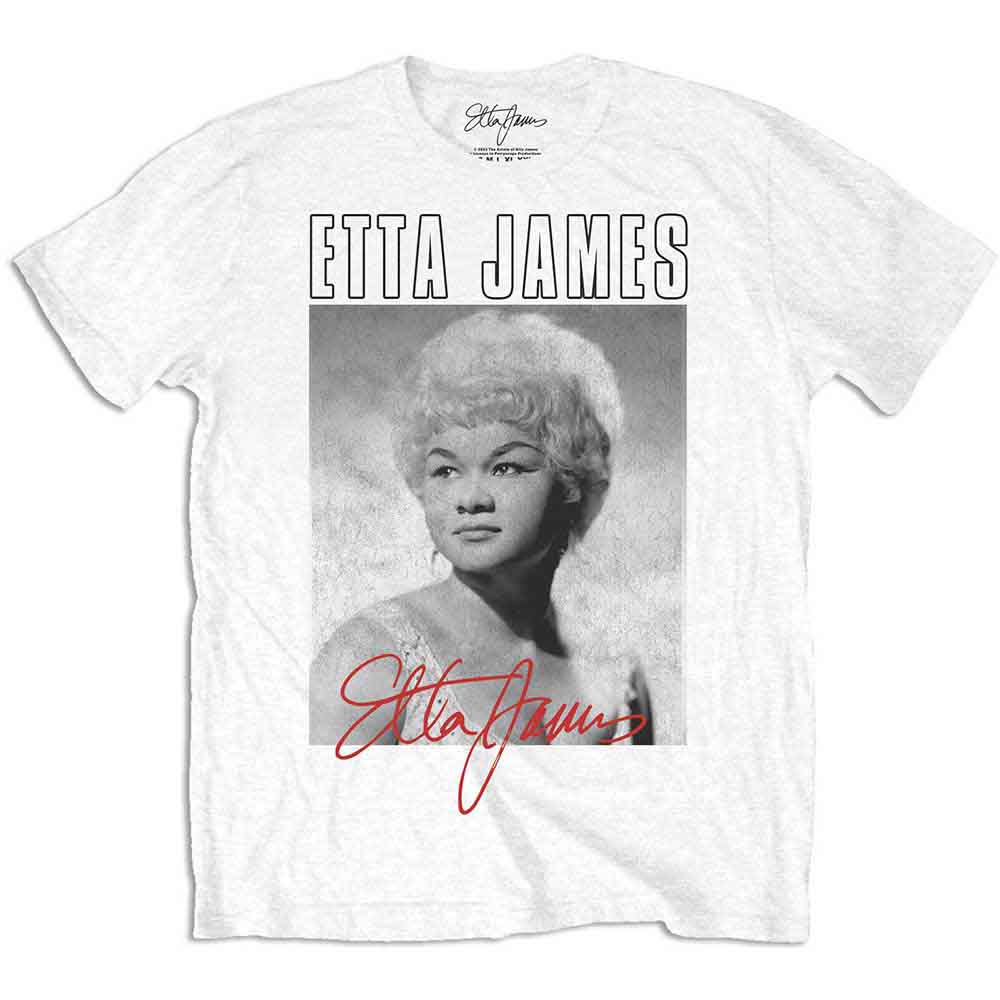 XX-Large t-shirt with a portrait of singer Etta James.