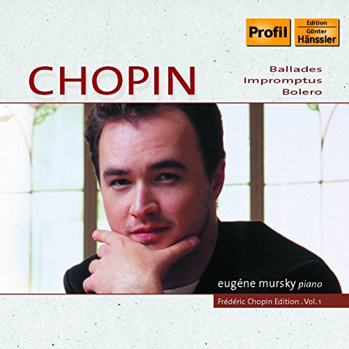 CD cover featuring pianist Eugène Mursky and text “CHOPIN Ballades”.