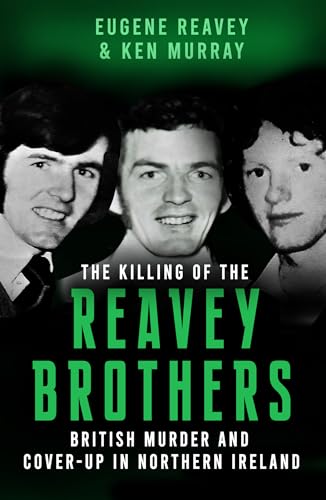 Book cover with dark colors, text, and images related to true crime in Northern Ireland.