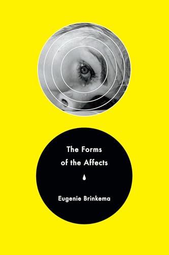Book cover with a yellow background, a circular eye image, and black title text.