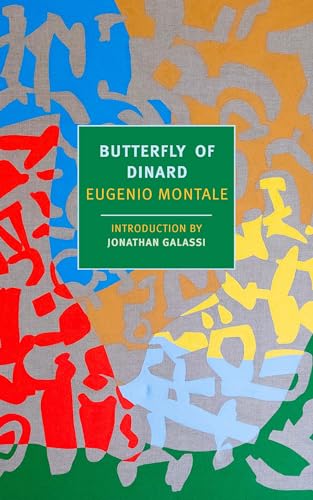 Book cover: "Butterfly of Dinard" by Eugenio Montale, abstract design.