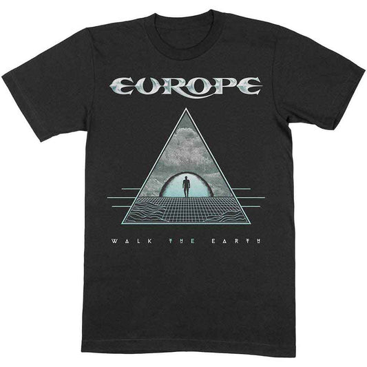 Black unisex T-shirt, size XX-Large, with “Walk The Earth” graphic design.