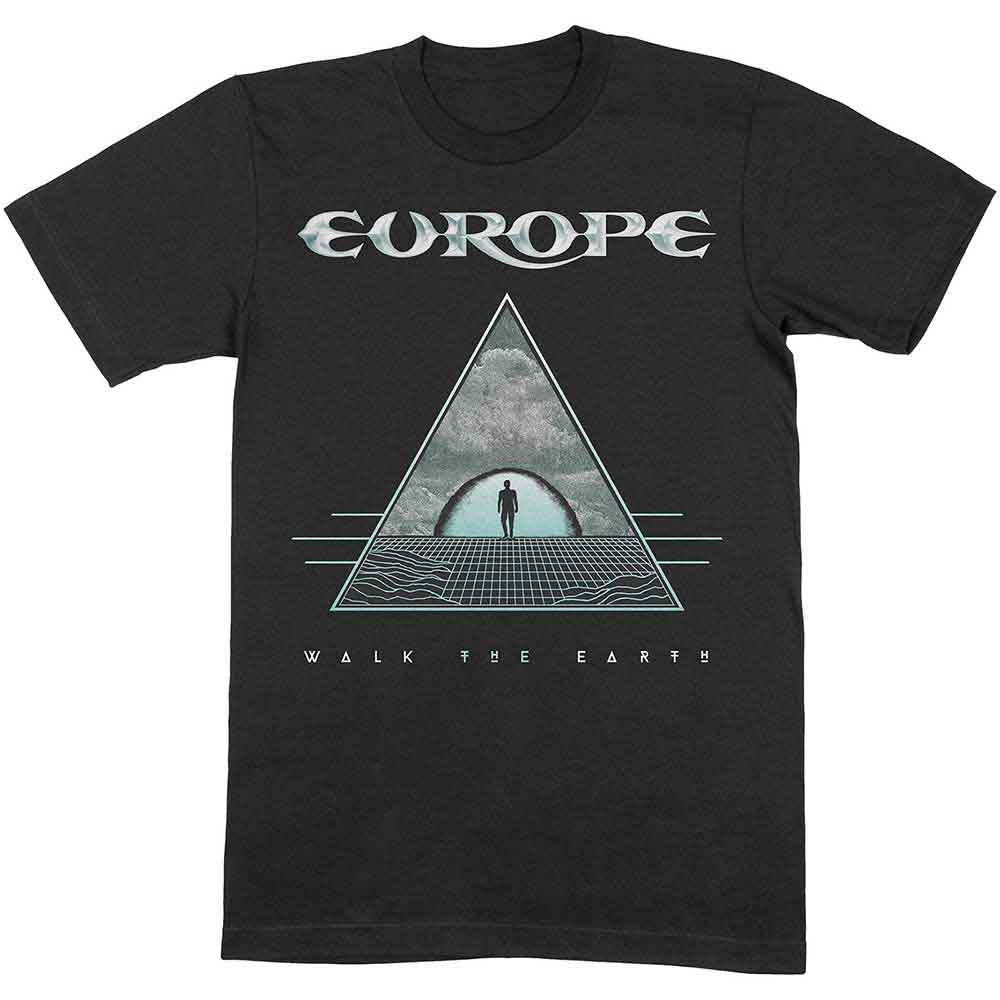 Black unisex T-shirt, size XX-Large, with “Walk The Earth” graphic design.