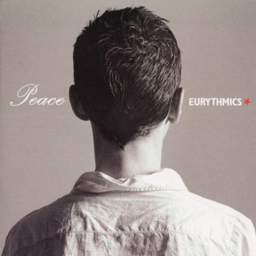 CD cover for Eurythmics’ “Peace” featuring a man seen from behind.