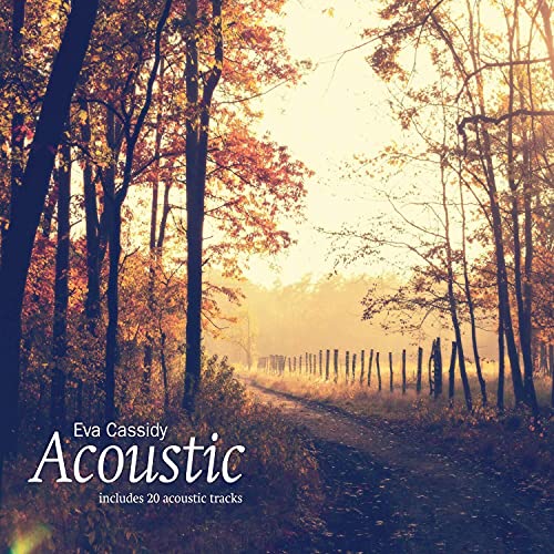 Eva Cassidy "Acoustic" vinyl album cover with a forest background.