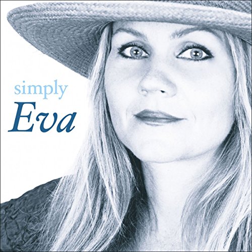 Black and white album cover featuring Eva Cassidy wearing a hat, with "simply Eva" text.