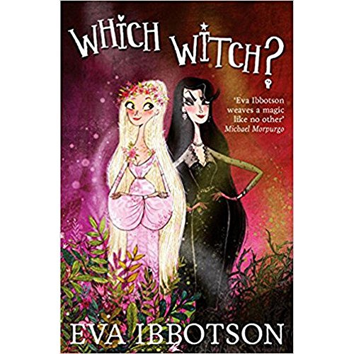 Book cover for "Which Witch?" by Eva Ibbotson, featuring two women.