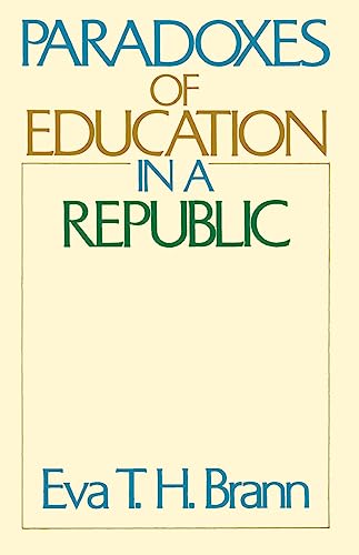 Book cover with title "Paradoxes of Education in a Republic" and author name.