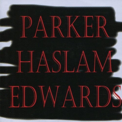 CD cover with red text reading "Parker Haslam Edwards" on black brushstrokes.