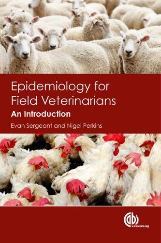 Book cover: "Epidemiology for Field Veterinarians" with sheep and chickens.