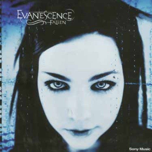 CD cover for Evanescence’s “Fallen” featuring a woman’s pale face.