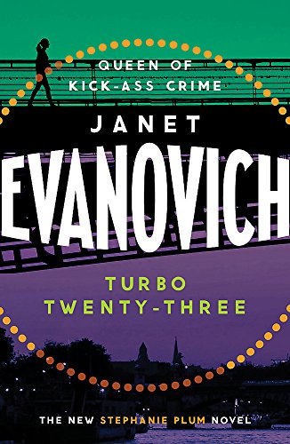 Book cover: "Turbo Twenty-Three" by Janet Evanovich, silhouette of a woman.