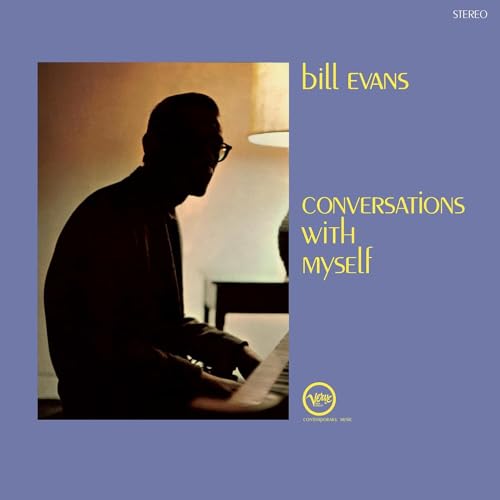 Bill Evans album cover: a silhouetted pianist at a piano.
