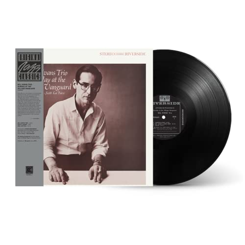Vinyl record of Bill Evans Trio’s “Sunday at the Village Vanguard” album.
