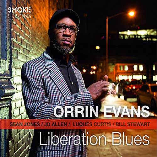 CD cover featuring portrait of Orrin Evans with brick wall background.