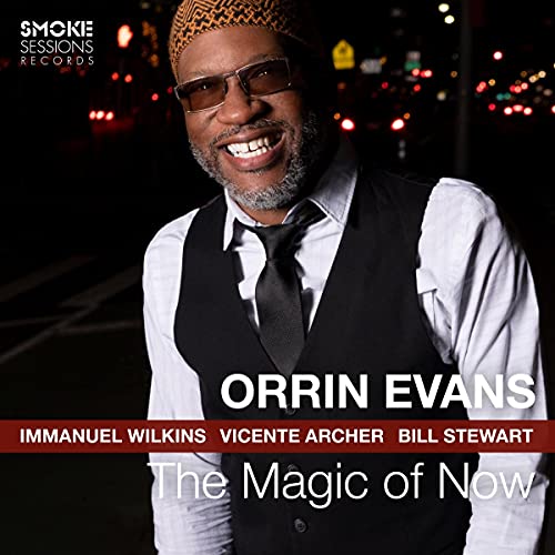 CD cover featuring Orrin Evans smiling, wearing sunglasses and a vest.