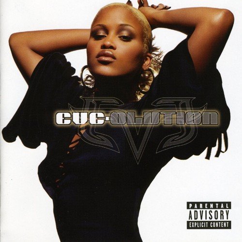 Eve album cover, "Eve-Olution," featuring the artist in a dark outfit.