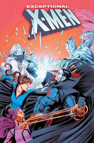 Comic book cover showing X-Men characters battling Mr. Sinister against an orange background.