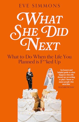 Book cover with broken wedding cake and bride/groom figurines.