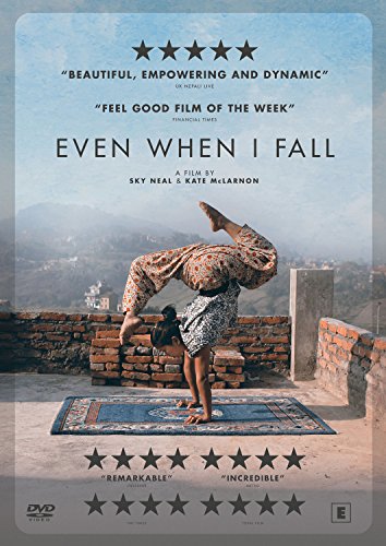 DVD cover showing a person performing a handstand on a rug outdoors.