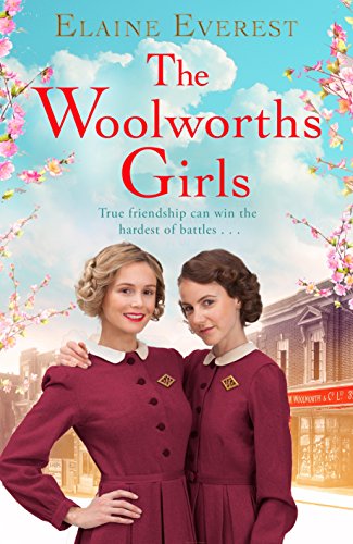 Book cover featuring two women in vintage dresses and a building.