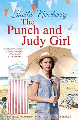 Book cover featuring a girl with a parasol on a beach.