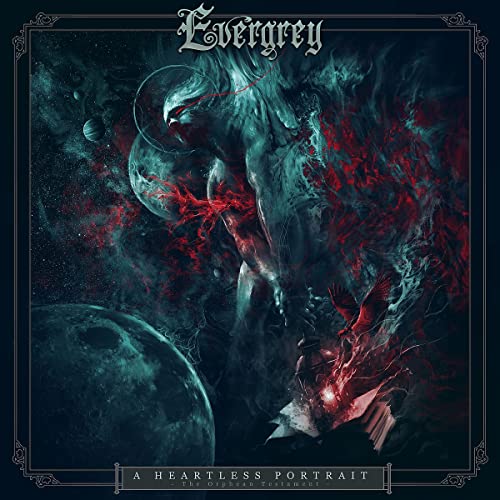 Dark fantasy album cover featuring a spectral figure and planetary imagery.