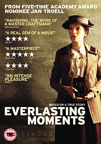 DVD cover for “Everlasting Moments” featuring a woman with a vintage camera.