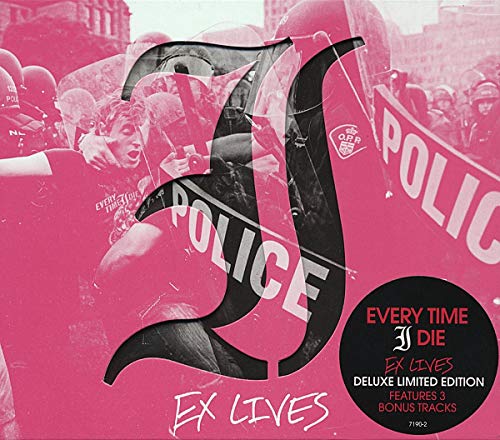CD album cover with protest imagery and bold band and title text.