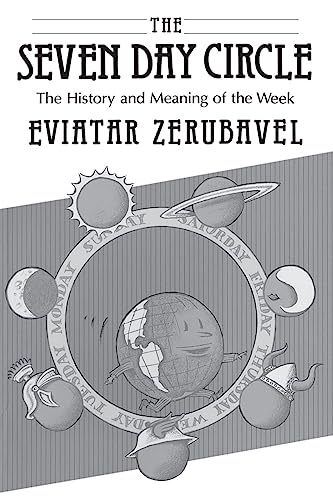 Book cover: "The Seven Day Circle" with planets orbiting a globe.