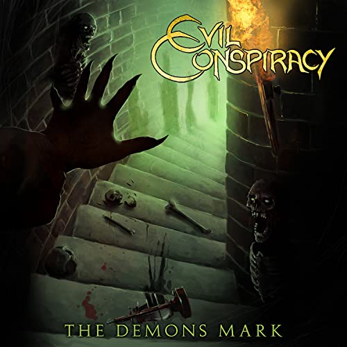 CD cover: skeletal hand reaching from a dark, stone staircase scene.
