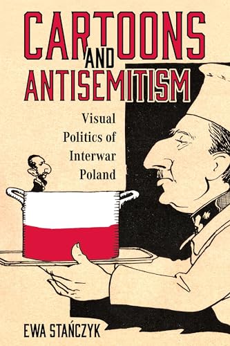 Book cover depicting a cartoon with a man and a pot resembling Poland’s flag.