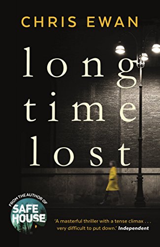 Book cover: "Long Time Lost" by Chris Ewan, featuring a street scene.