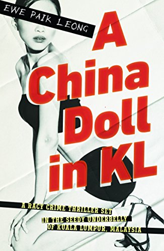 Book cover: woman in black dress, bold red title "A China Doll in KL".