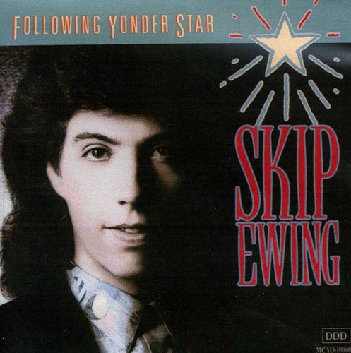 CD cover featuring Skip Ewing, a portrait with red text and a star.