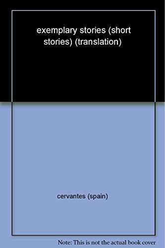 Black and light blue book cover with white text: "Exemplary Stories.