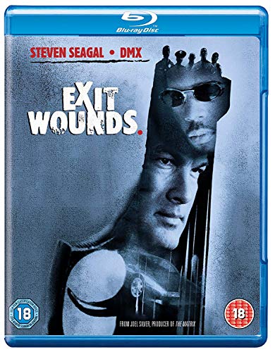Blu-ray cover for "Exit Wounds" featuring Steven Seagal and DMX.