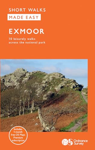 Book cover featuring a rocky hillside landscape of Exmoor National Park.