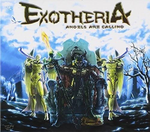 CD cover: fantasy art with armored figures and a throne.