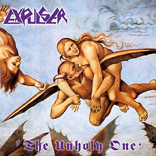 CD cover art depicting a dramatic, painted scene of falling figures.