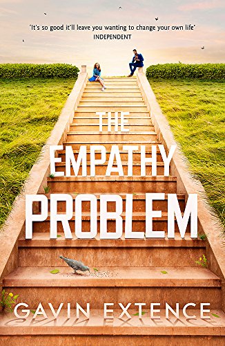 Book cover: "The Empathy Problem" with people on a long staircase.
