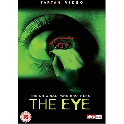 DVD cover for "The Eye" featuring a close-up of a human eye.