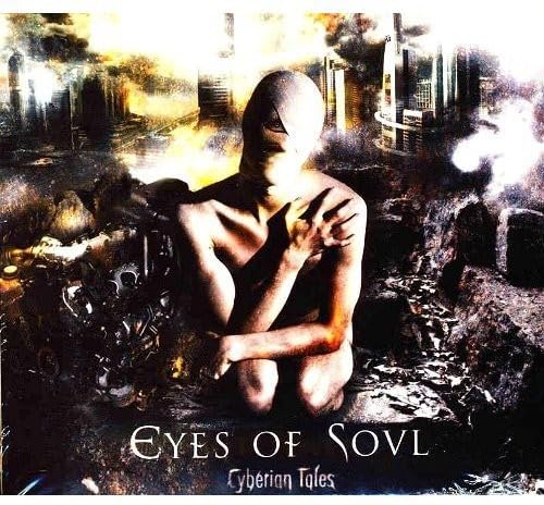 CD cover: masked figure amidst dystopian cityscape and debris.