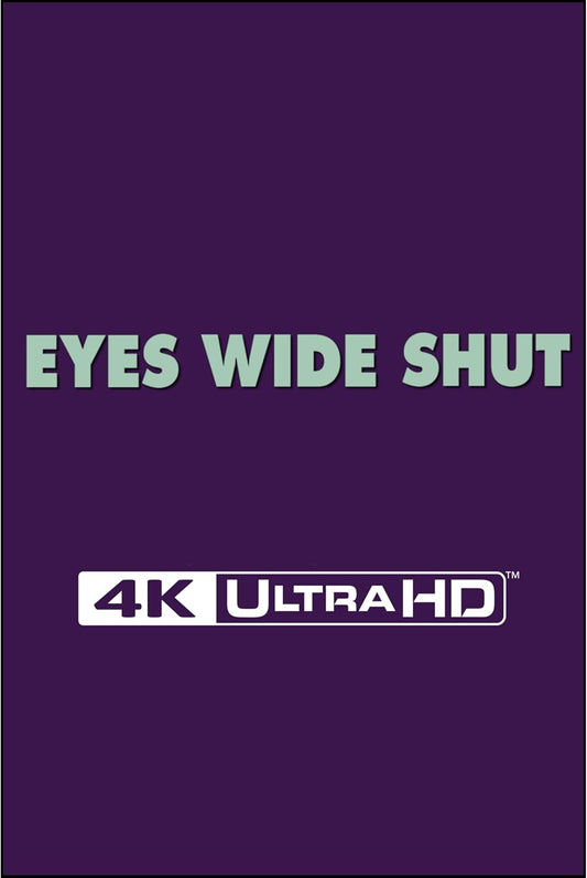 Purple "Eyes Wide Shut" Steelbook Blu-ray with "4K UltraHD" logo.