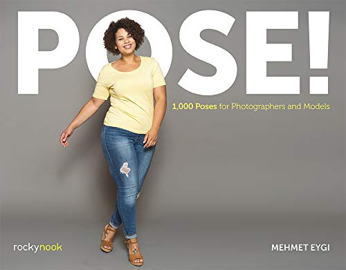 Book cover featuring a woman posing, titled "POSE!: 1,000 Poses.