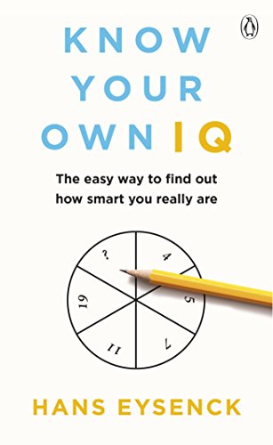 Book cover for Know Your Own IQ by Hans Eysenck with a pencil illustration.