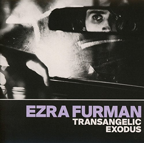 Black and white album cover for Ezra Furman's "Transangelic Exodus.