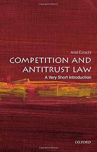 Red book cover with white text: "Competition and Antitrust Law.