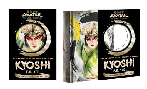 Two copies of "Kyoshi" novels with a portrait of Avatar Kyoshi.